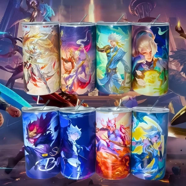 Lien Quan Insulated Bottle 600ml - Bag & Brush image