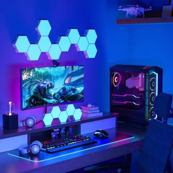 Hexagonal LED Wall Light Panels image