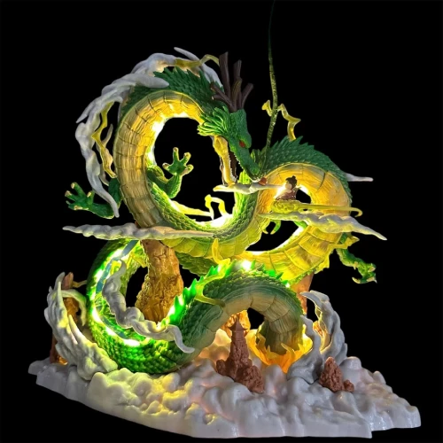 Dragon God Model 25cm with Yellow LED